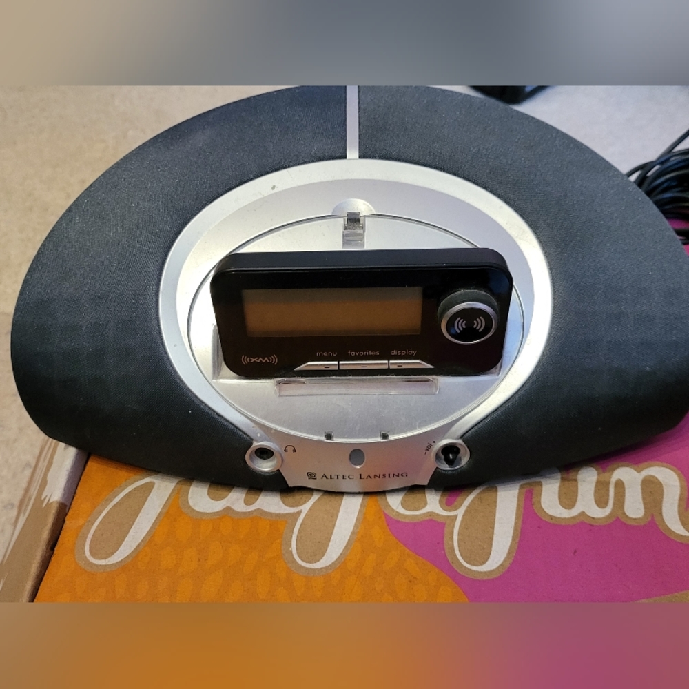 Xm radio with dock